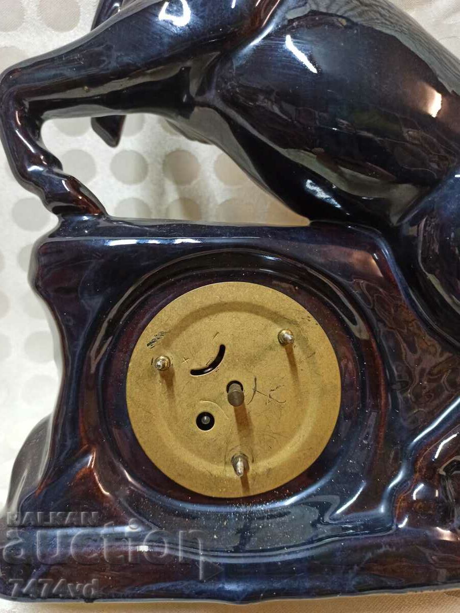 GERMAN CERAMIC CLOCK CON - 6 GERMAN CERAMIC CLOCK CON - 6