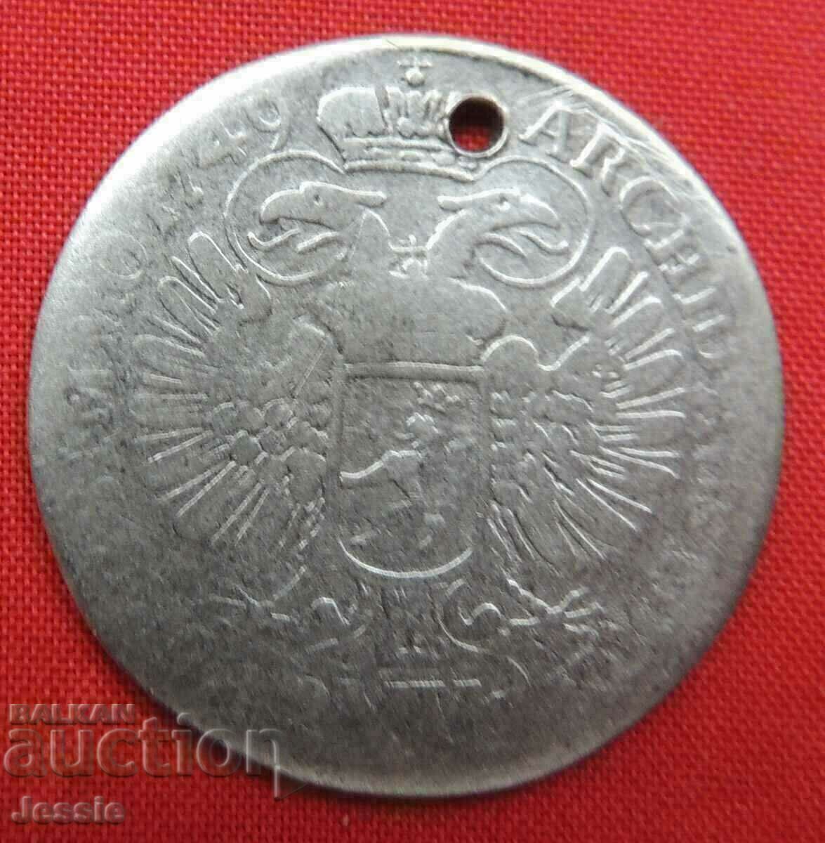 15 кройцера 1749 Австро-Унгария Мария Терезия сребро -РЯДКА- 15 кройцера 1749 Австро-Унгария Мария Терезия сребро -РЯДКА-