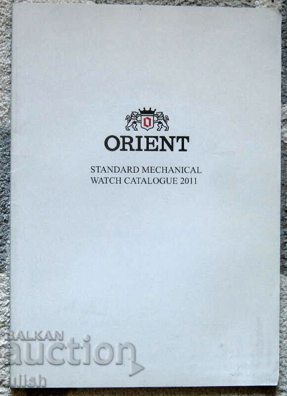 Standard Mechanical Orient часовници каталог 2011
