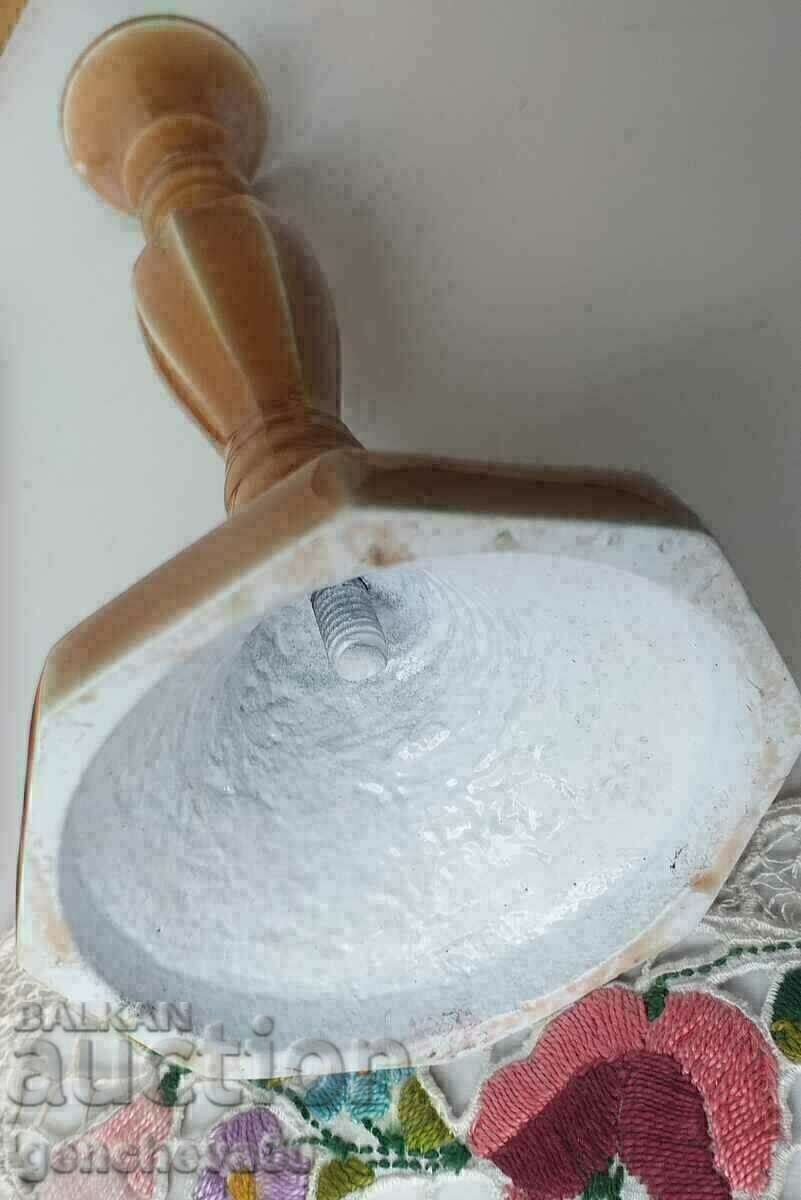 Παράδοση LOT Κλασικό μεταλλικό κηροπήγιο και θήκη χαρτοπετσέτας