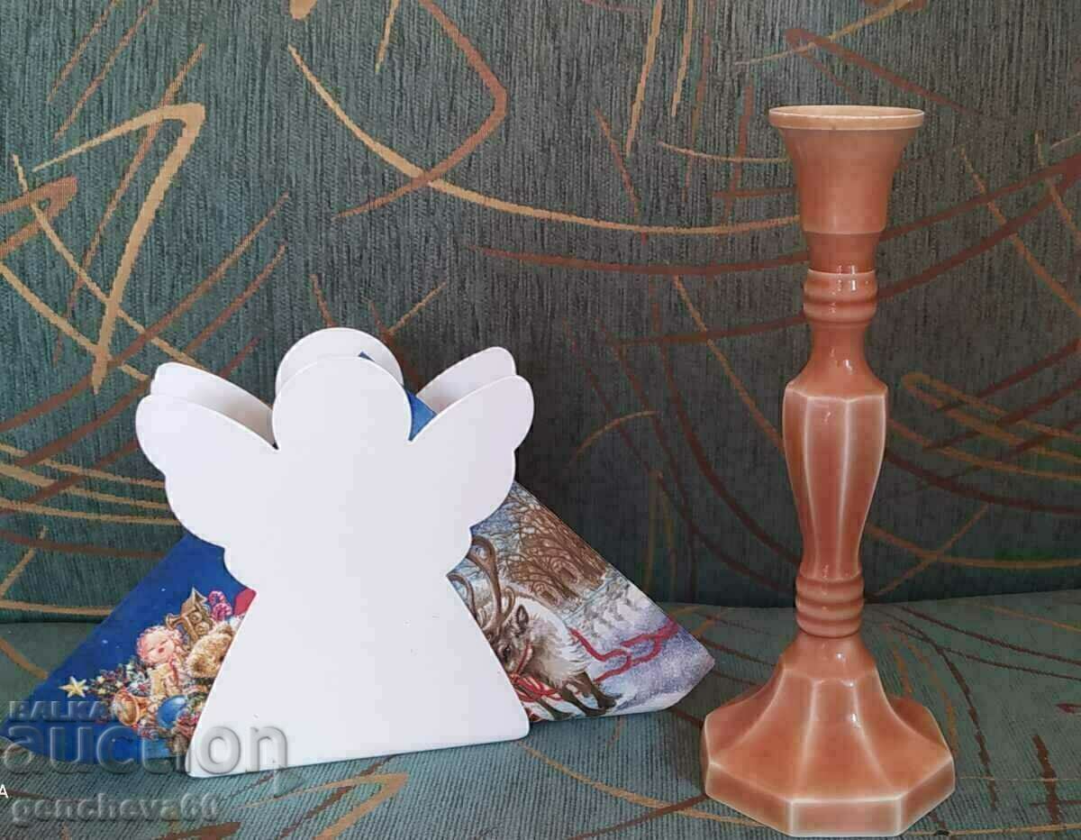 LOT Suport pentru lumânări și șervețel clasic din metal - 6 LOT Suport pentru lumânări și șervețel clasic din metal - 6