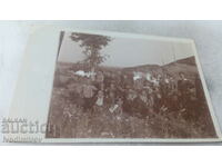 Photo Young men and women on the meadow 1927