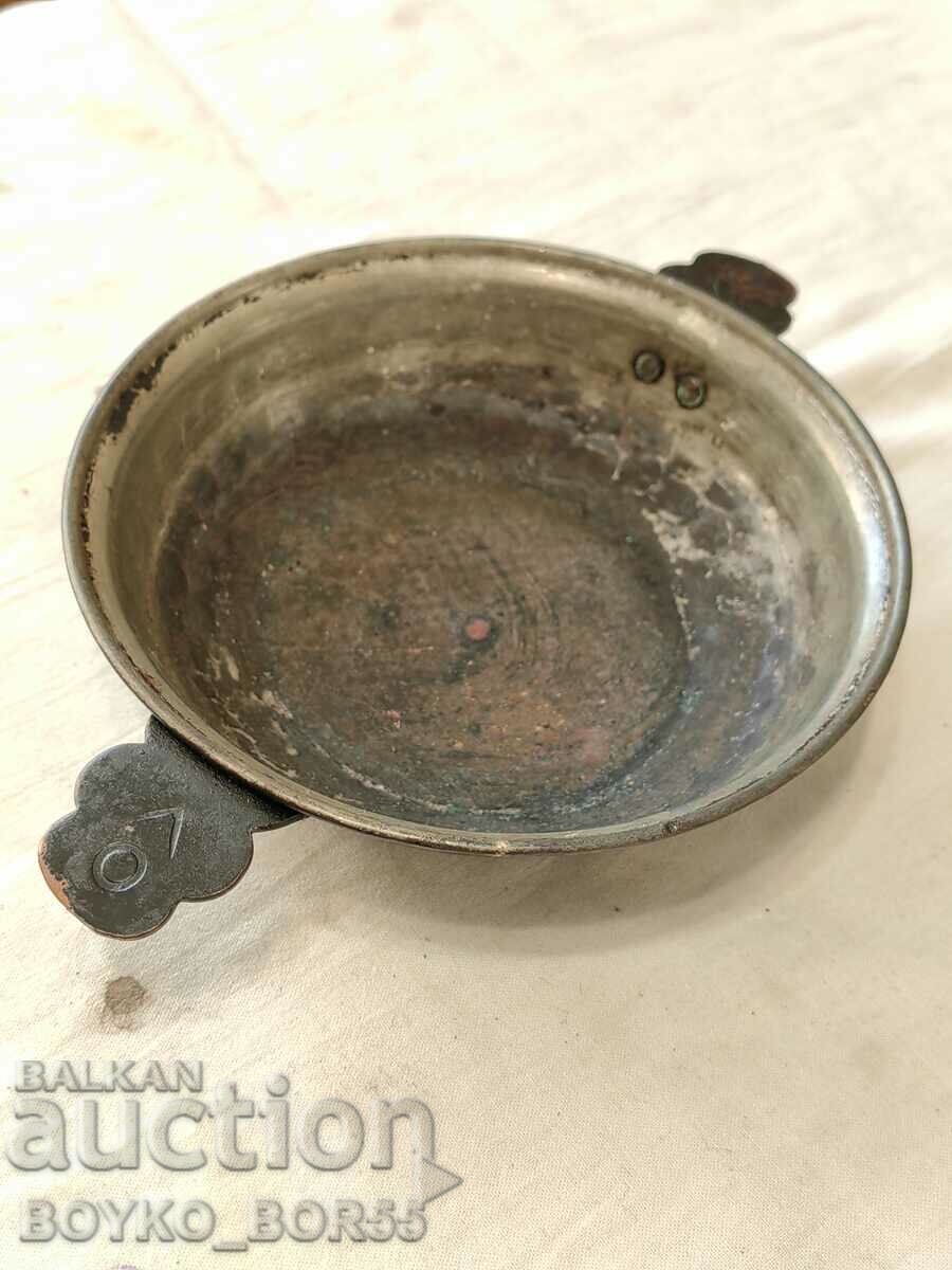 Παλιό πιάτο Copper Tas