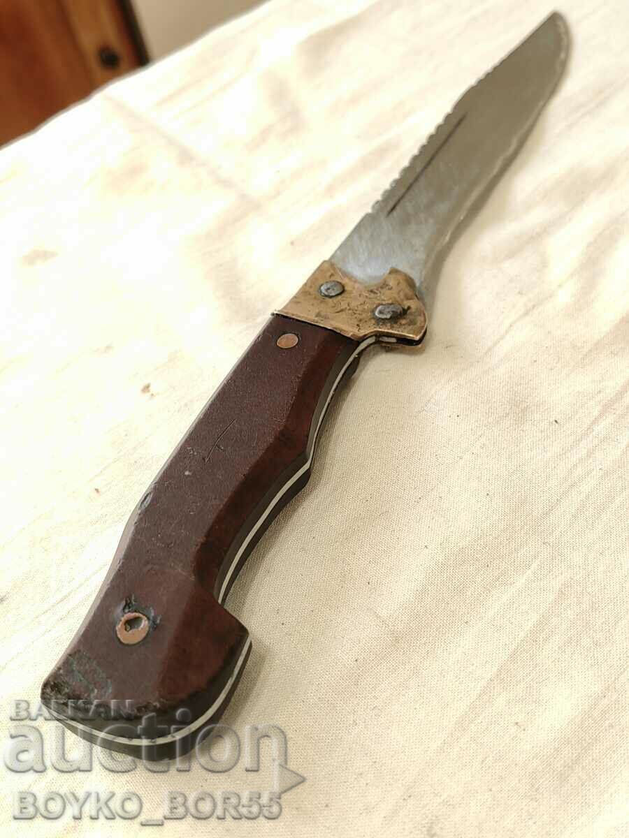 Παράδοση Παλιό Κυνηγετικό Μαχαίρι Χειροποίητο