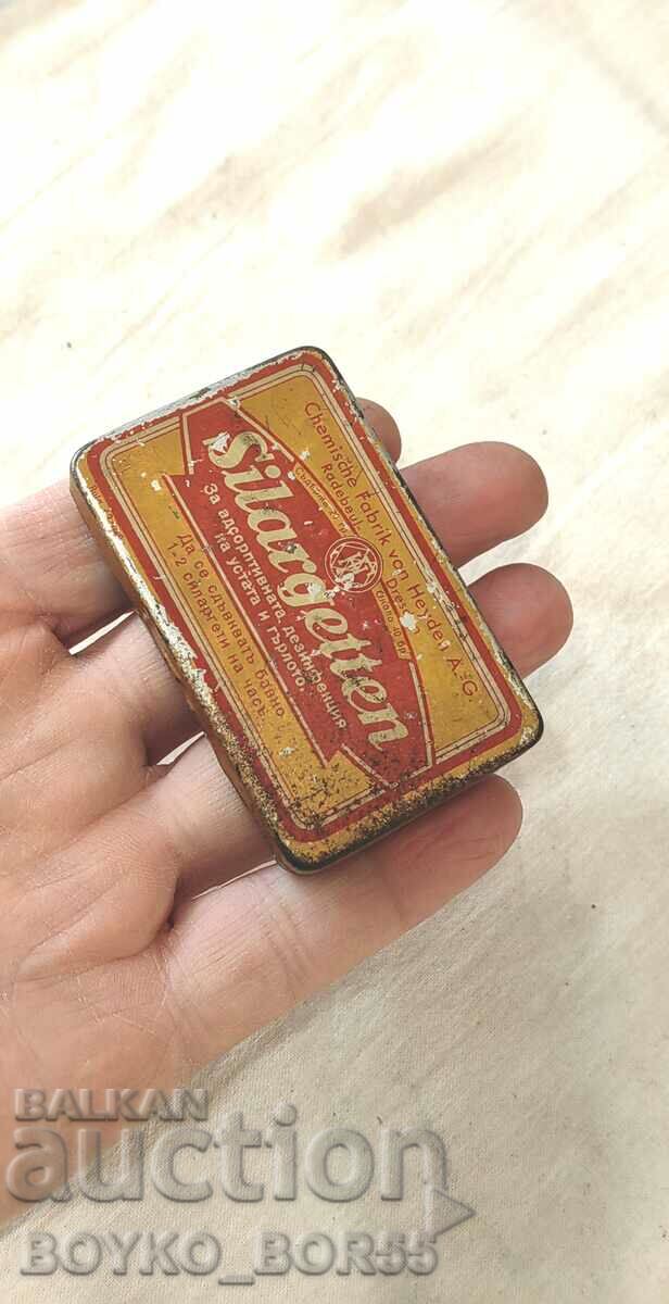 Antique Imperial Tin Medicine Box - 5 Antique Imperial Tin Medicine Box - 5