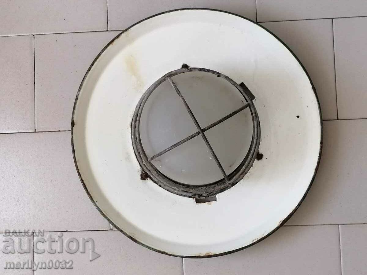 Auction Old industrial lamp from the dungeon of the People's Republic of Bulgaria Auction Old industrial lamp from the dungeon of the People's Republic of Bulgaria