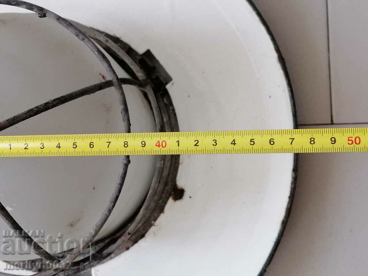 Old industrial lamp from the dungeon of the People's Republic of Bulgaria - 5 Old industrial lamp from the dungeon of the People's Republic of Bulgaria - 5