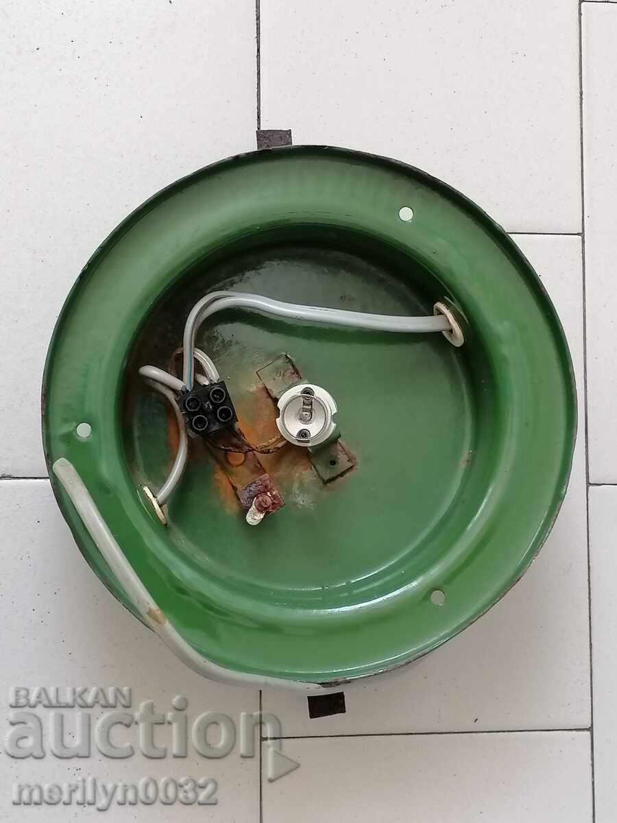 Old industrial lamp from the dungeon of the People's Republic of Bulgaria - 7 Old industrial lamp from the dungeon of the People's Republic of Bulgaria - 7