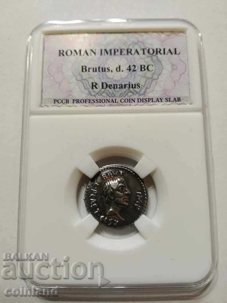 Denarius BRUTUS-REPLICA, REPRODUCTION