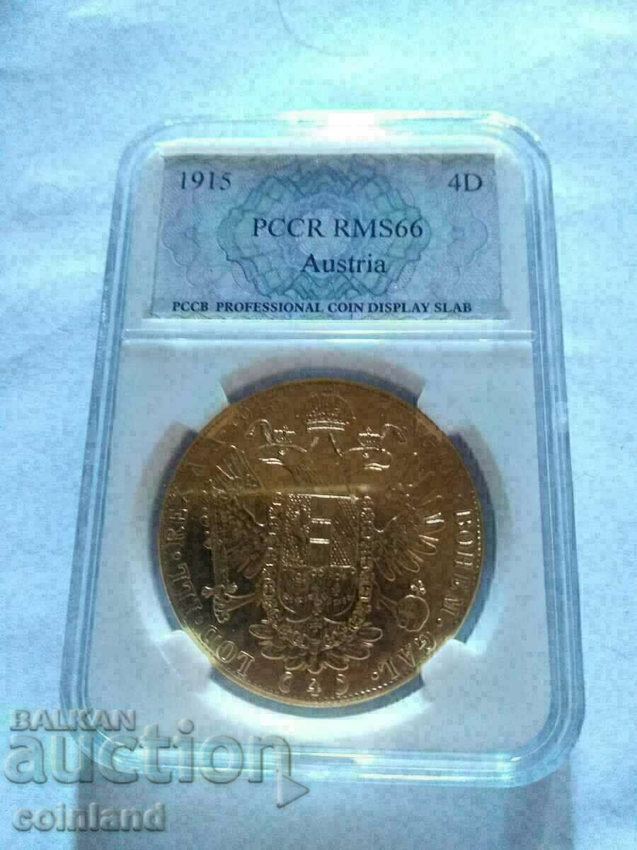 4 ducats 1915 - REPLICA REPRODUCTION - 5