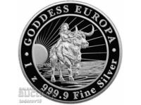 1 ουγκιά Silver Goddess Europe - Τοκελάου 2021