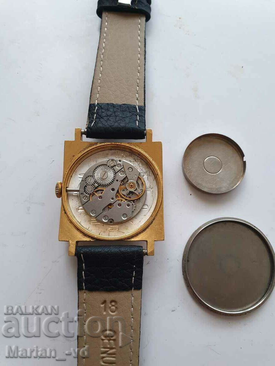 Delivery of Men's watch Zaria Zaria 21jewels gold plated AU 10