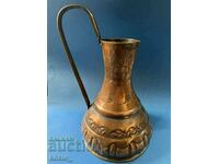 Old large copper jug - copper