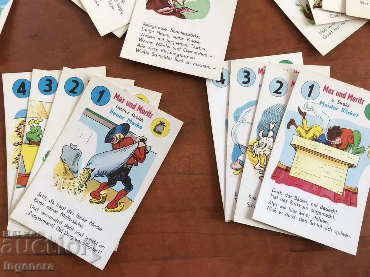 Auction PLAYING CARDS-MAX AND MORITZ Auction PLAYING CARDS-MAX AND MORITZ