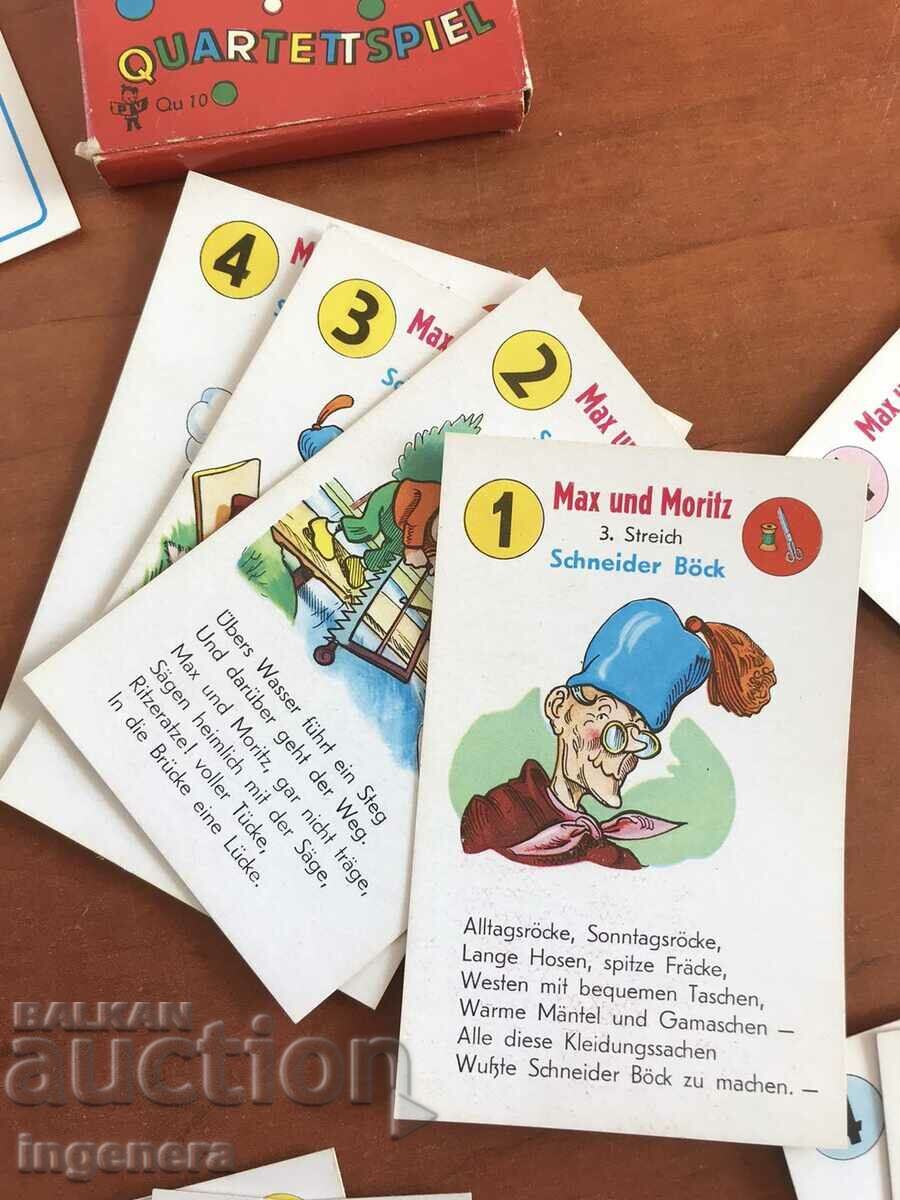 PLAYING CARDS-MAX AND MORITZ - 5 PLAYING CARDS-MAX AND MORITZ - 5