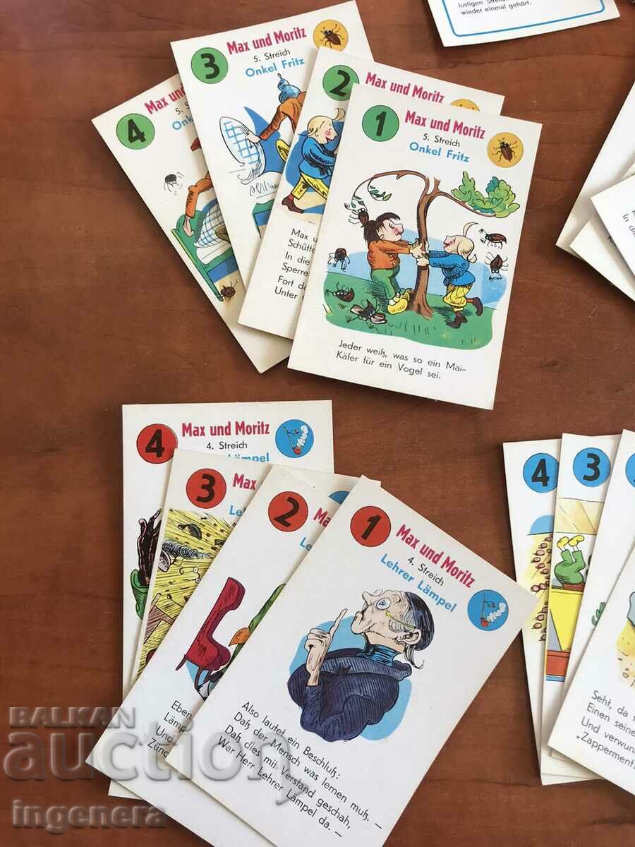 PLAYING CARDS-MAX AND MORITZ - 6 PLAYING CARDS-MAX AND MORITZ - 6