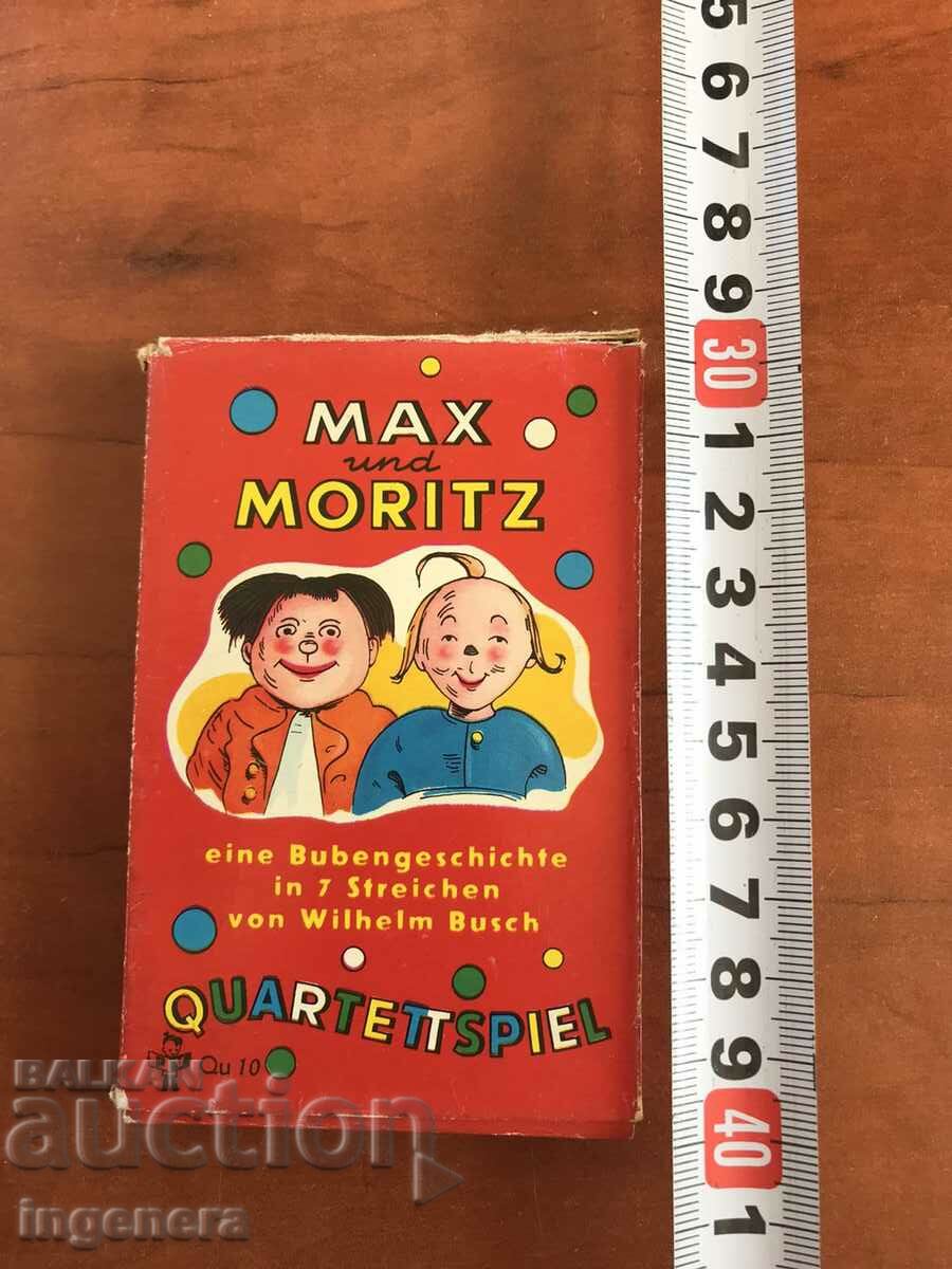PLAYING CARDS-MAX AND MORITZ