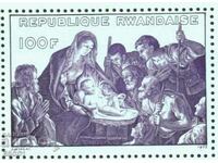 Καθαρό γραμματόσημο Χριστούγεννα 1973 από τη Ρουάντα