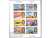 Καθαρά γραμματόσημα Aviation Airplanes 1979 από την Ισημερινή Γουινέα