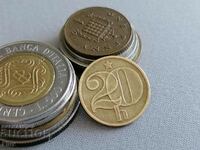 Монета - Чехословакия - 20 хелера | 1974г.