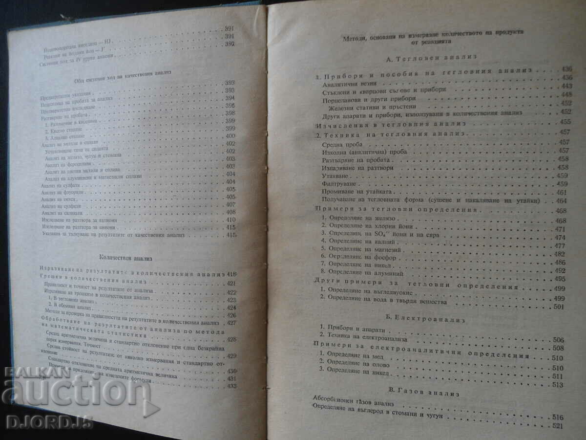 Analytical chemistry, B.N. Zagorchev - 6 Analytical chemistry, B.N. Zagorchev - 6