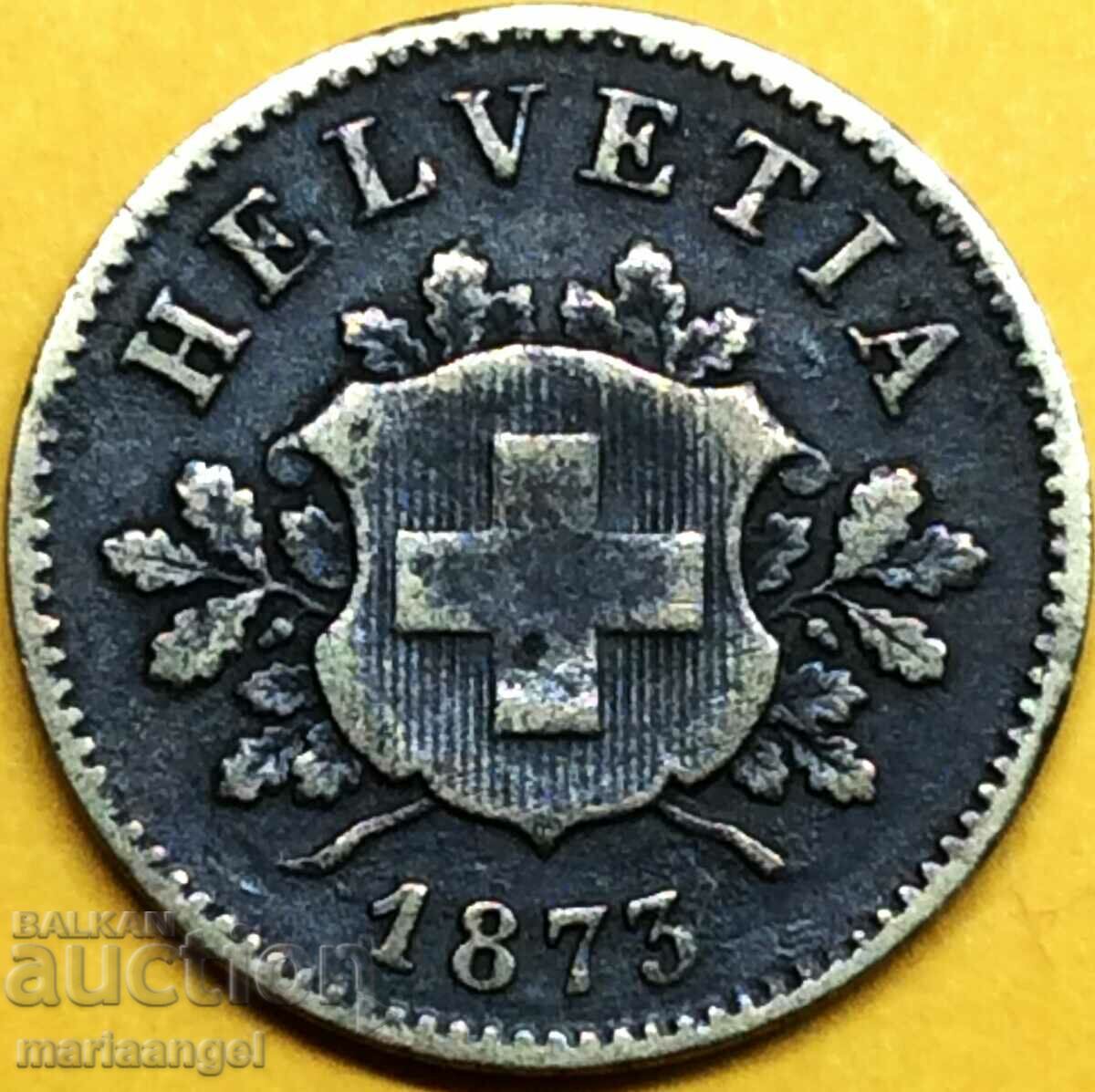 10 рапена 1873 Швейцария  - доста рядка