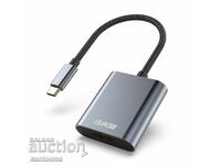 Adaptor BENFEI USB C la HDMI 4K, Thunderbolt 3, Aluminiu