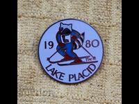 Insigna Jocurilor Olimpice de iarnă din 1980 Lake Placid