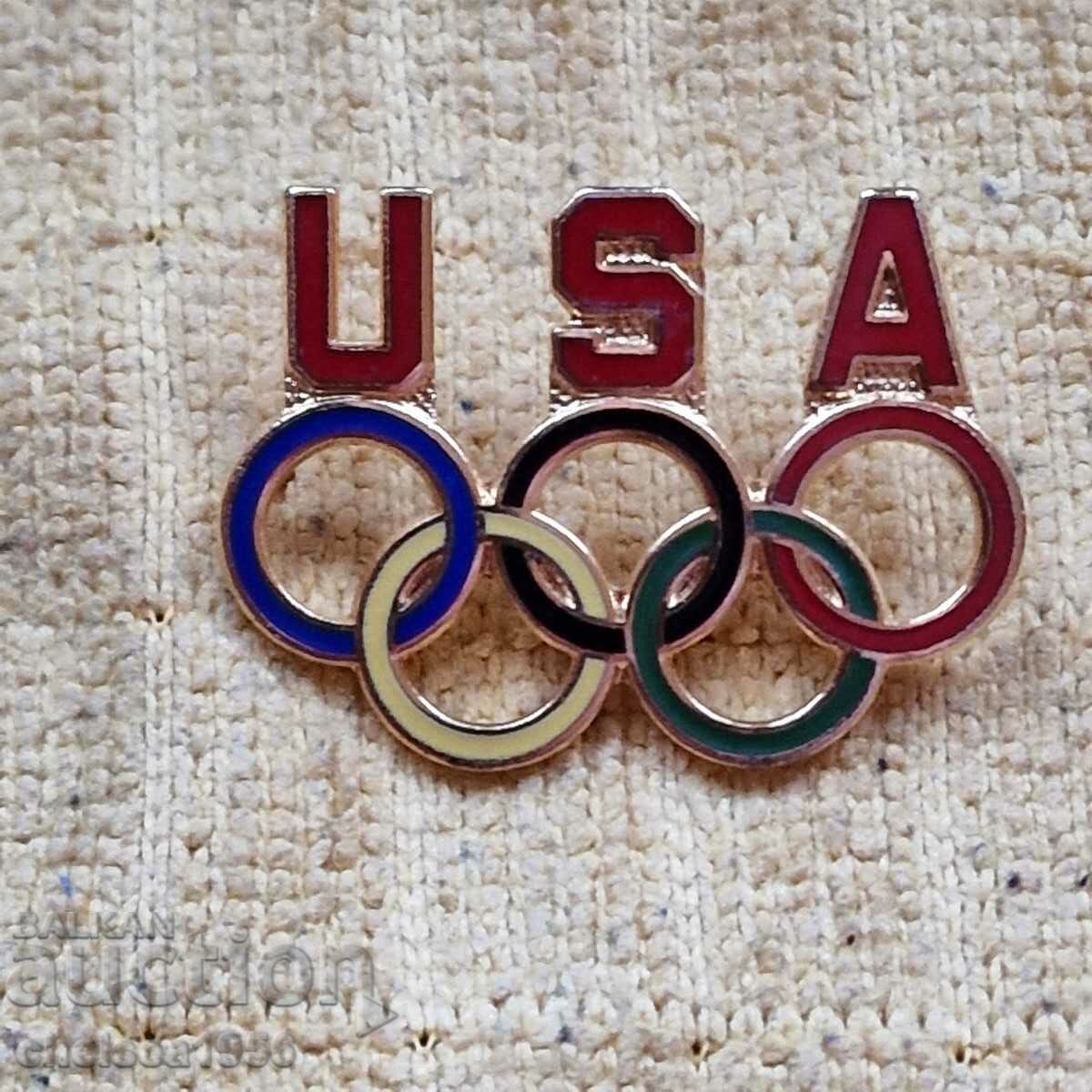 USA Olympic Committee Badge Large