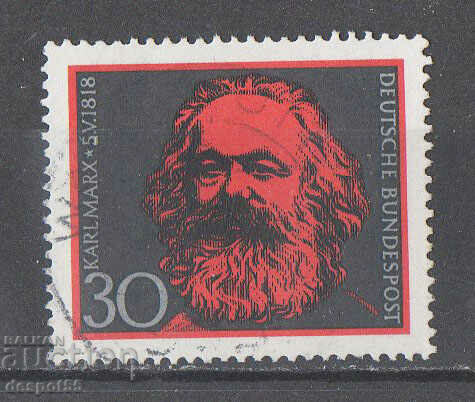 1968. ГФР. Карл Маркс (1818-1883), политик и революционер.