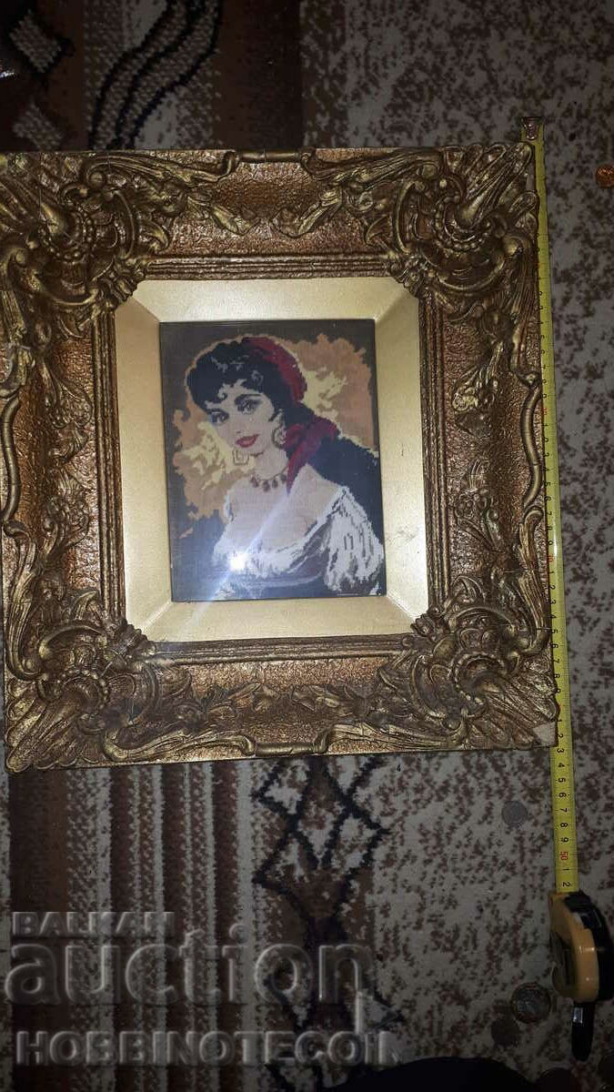 Auction FRAMED TAPESTRY - WOMAN 20 / 15 Auction FRAMED TAPESTRY - WOMAN 20 / 15