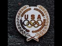 Значка  Олимпийски комитед САЩ