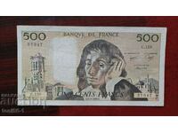 Франция 500 франка 04.09.1980