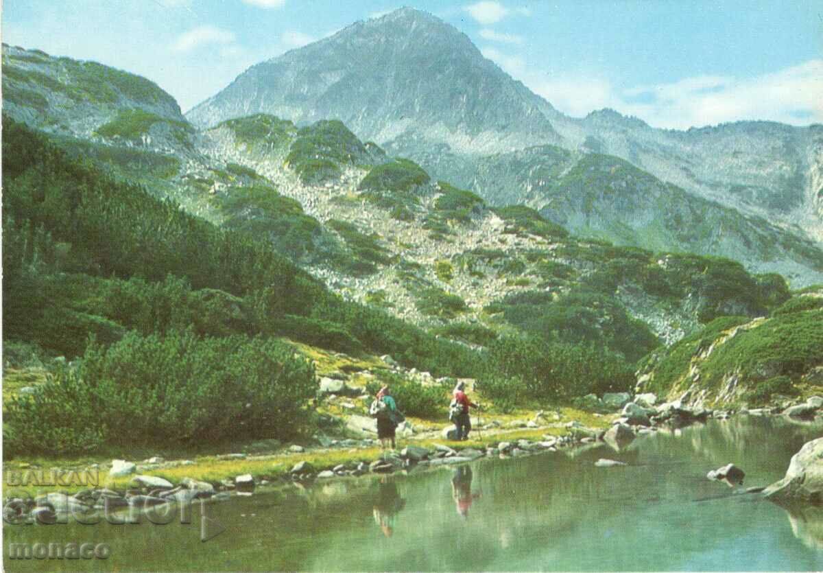 Παλιά καρτ ποστάλ - Πιρίν, κορυφή Μουράτοφ