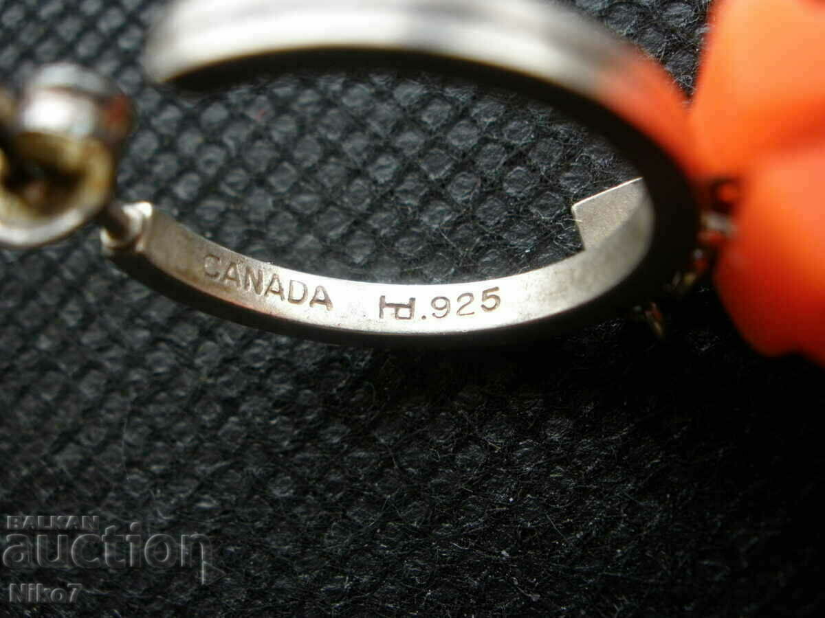 Auction Interesting silver earrings. Auction Interesting silver earrings.