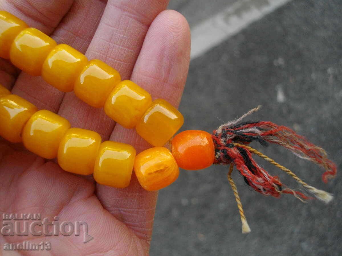 OLD ROSARY BAKELITE AMBER - 5 OLD ROSARY BAKELITE AMBER - 5