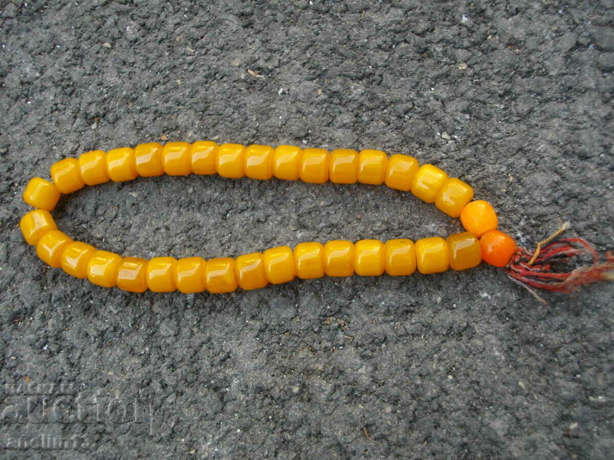 OLD ROSARY BAKELITE AMBER - 6 OLD ROSARY BAKELITE AMBER - 6