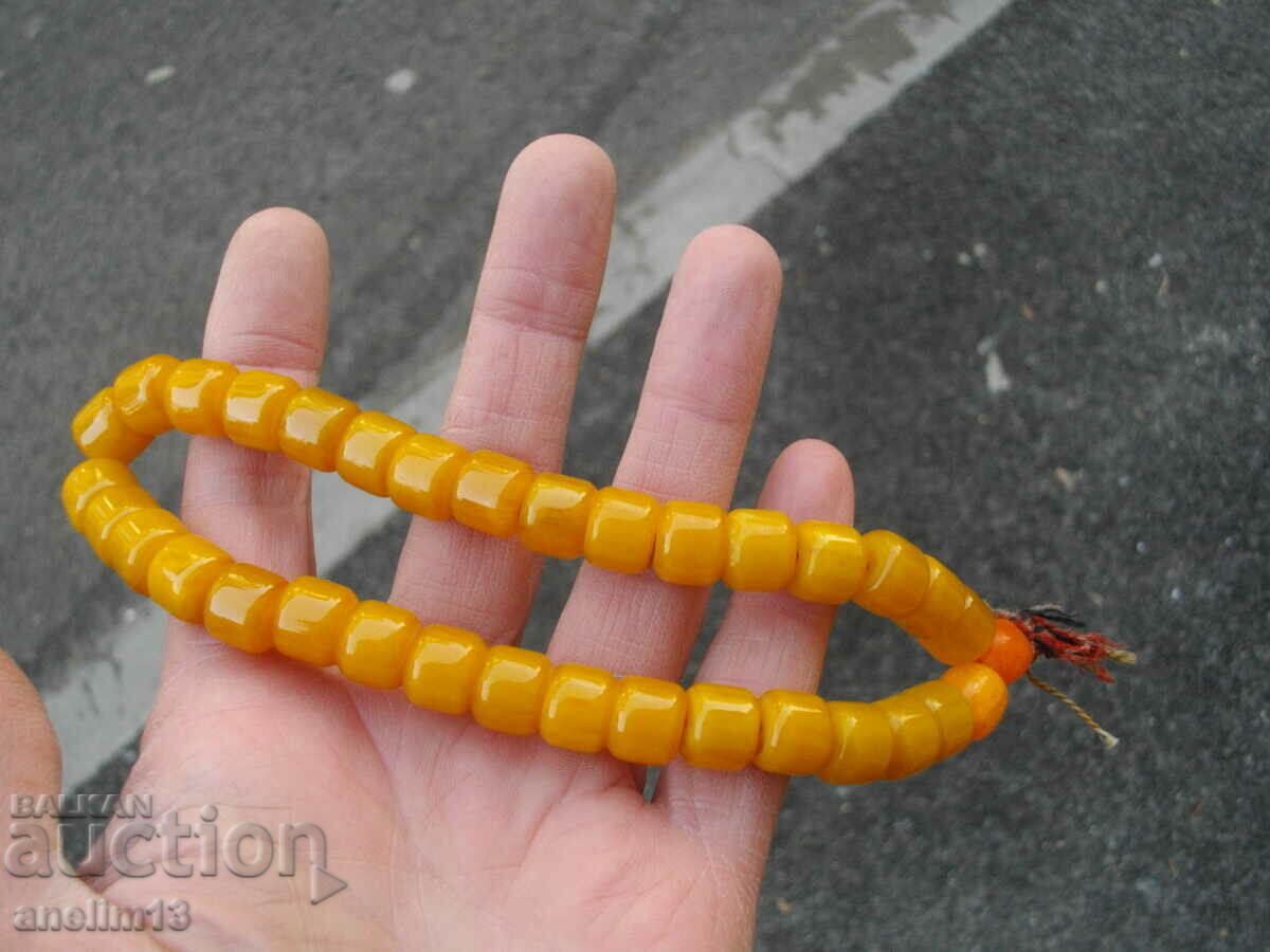 OLD ROSARY BAKELITE AMBER OLD ROSARY BAKELITE AMBER