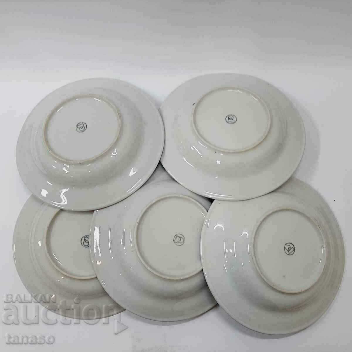 Delivery of 5 pcs. Vintage porcelain soup plates unused(5.2) Delivery of 5 pcs. Vintage porcelain soup plates unused(5.2)
