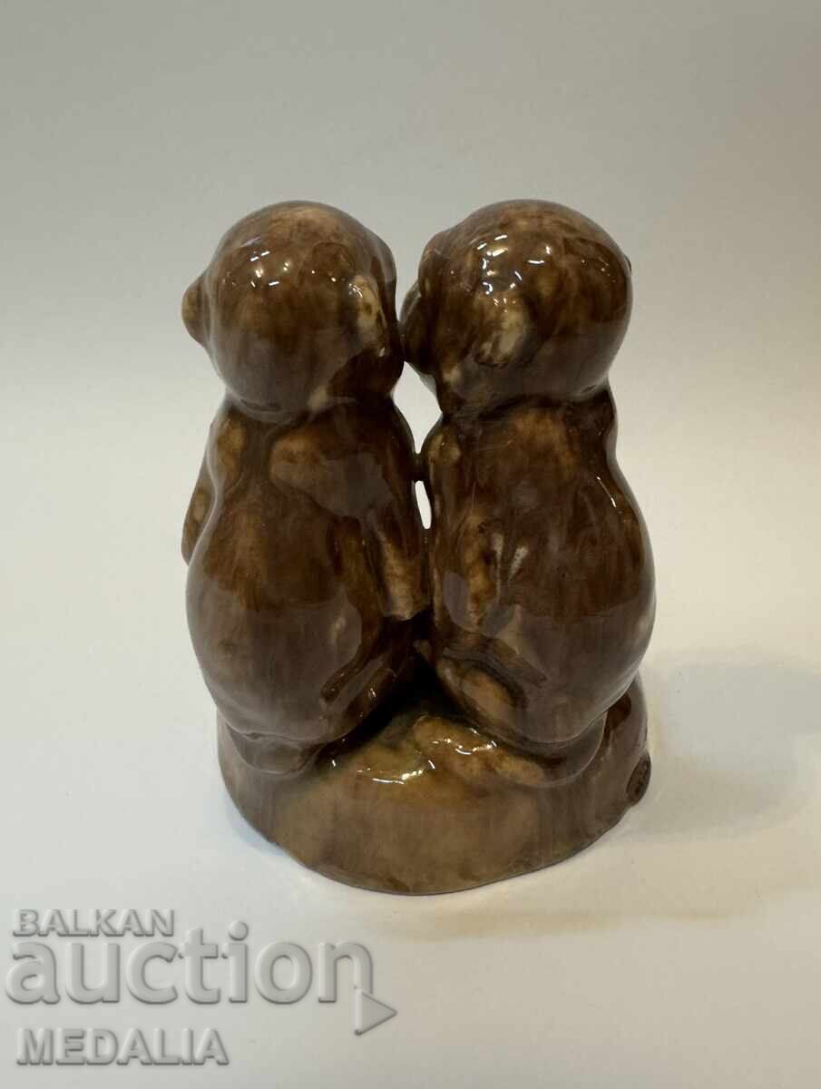 Delivery of Pando Kiselinchev-monkeys-ceramics Delivery of Pando Kiselinchev-monkeys-ceramics