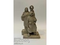 Anastas Dudulov-compoziție militară-teracotă ușoară