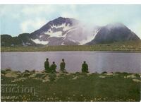 Old postcard - Pirin, Dark Lake