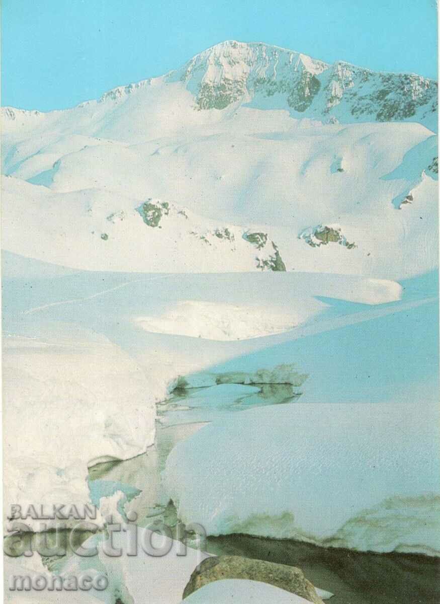 Стара картичка - Пирин, връх Бъндеришки чукар