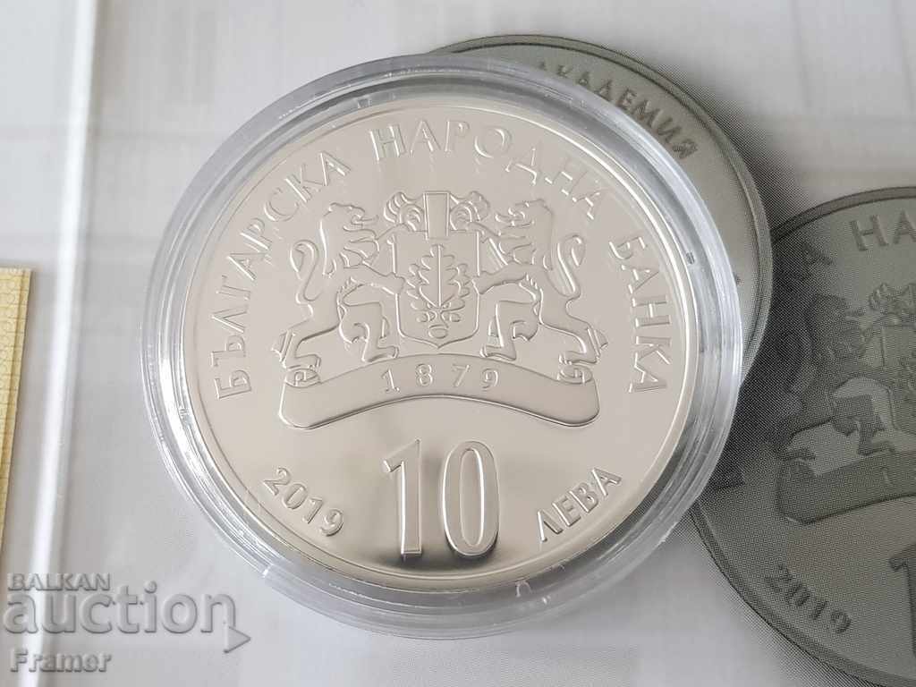 10 leva 2019 150 years BAS Mint silver 999 - 5 10 leva 2019 150 years BAS Mint silver 999 - 5
