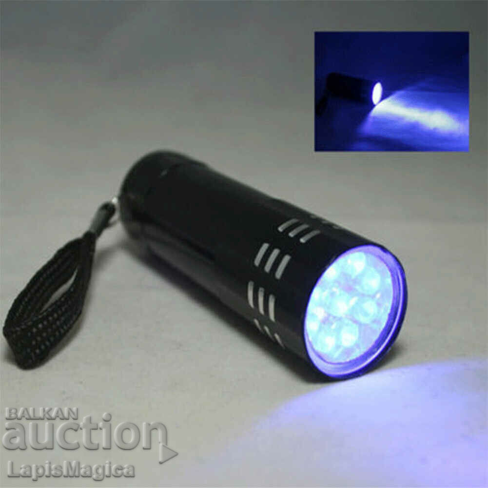 Lanterna ultravioleta 395nm 9LED fara filtru