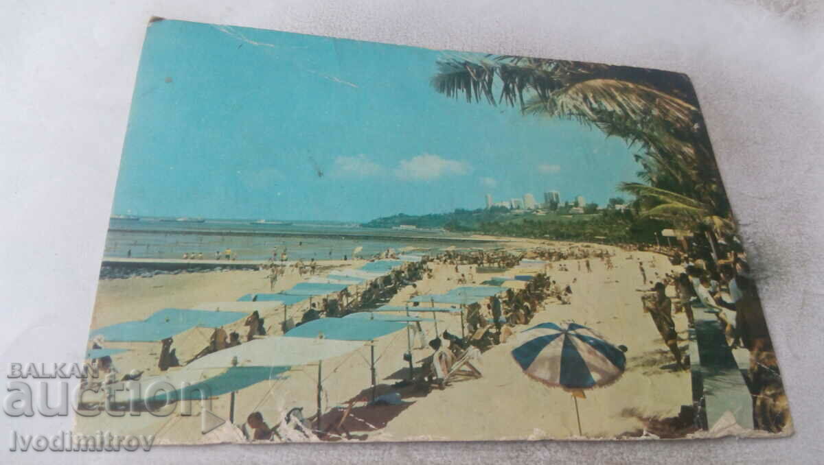 Пощенска картичка Lourenco Marques Polana Beach