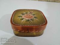 Beautiful painted willow bark box