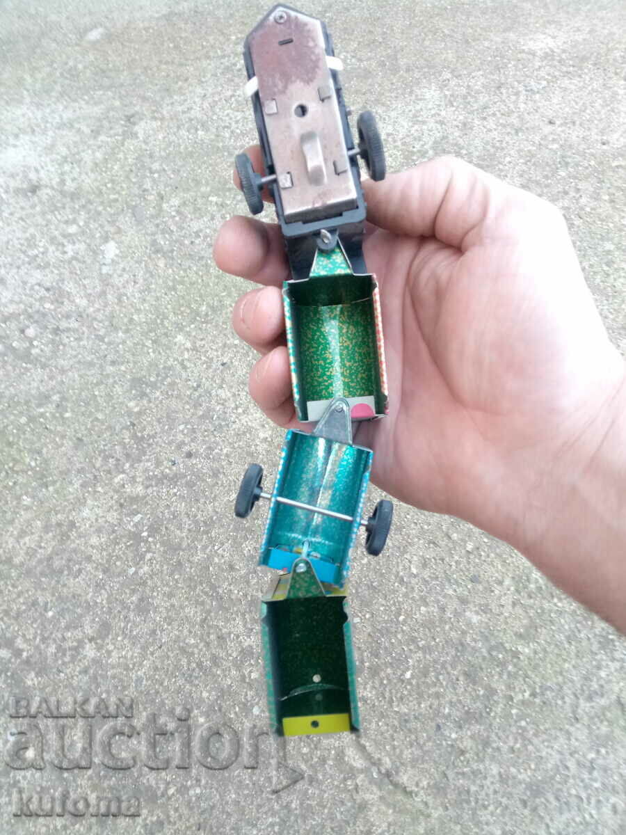 Old metal train with price 14.99 BGN | € 7.66 Old metal train with price 14.99 BGN | € 7.66