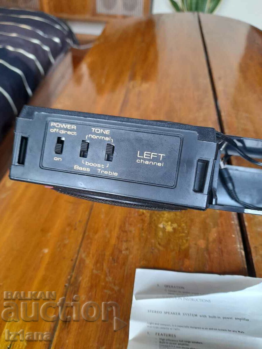 Delivery of Old Portable Loudspeakers with Amplifier ZENA Dobrich Delivery of Old Portable Loudspeakers with Amplifier ZENA Dobrich