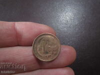 1980 год Австралия 1 цент -